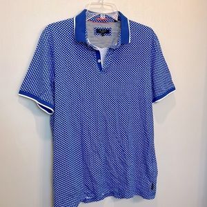 Ted Baker Pikal Trim Fit Polo • Size 5 (XL) • Bright Blue